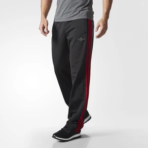 Fifth Avenue Men's Dri-Fit Tri Stripe Track Pants - Black and Red