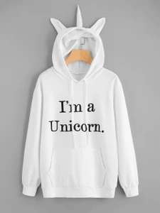 Fifth Avenue I'm A Unicorn Hoodie - White