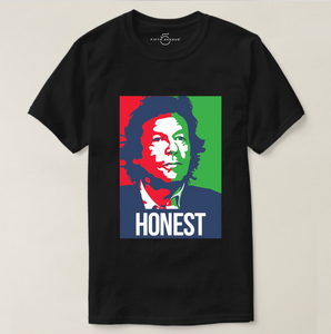 Fifth Avenue Khan Honest Color Vector Print T-Shirt - Black