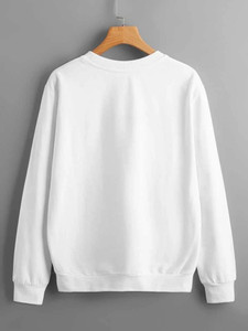 Fifth Avenue DIFT252 Caffeine Queen Printed Sweatshirt - White