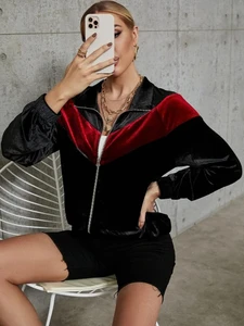 Fifth Avenue Velvet Zip Up Jacket FAVELJAC1