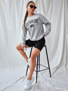 Fifth Avenue DIFT288 San Francisco Printed Sweatshirt - Grey