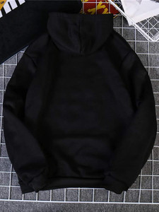 Fifth Avenue DIFT305 Floral Print Hoodie - Black