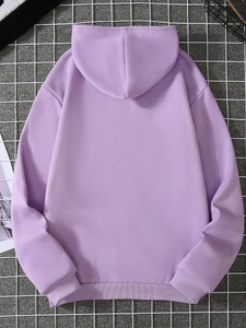 Fifth Avenue DIFT305 Floral Print Hoodie - Purple