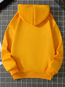 Fifth Avenue DIFT305 Floral Print Hoodie - Yellow