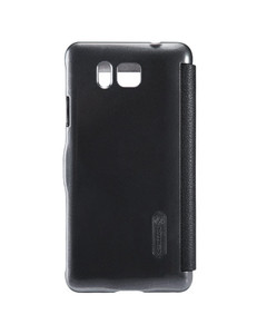 Nillkin Fresh Series Leather Case for Galaxy Alpha - Black