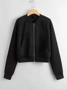 Fifth Avenue Pocket Detail Bomber Jacket FA21W24