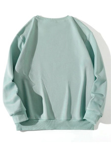 Fifth Avenue DIFT343 Motor Cycle Printed Sweatshirt - Mint Green
