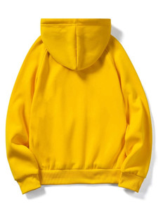 Fifth Avenue DIFT372 Flower Print Hoodie - Yellow