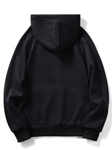 Fifth Avenue DIFT372 Flower Print Hoodie - Black
