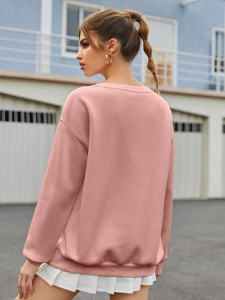 Fifth Avenue DIFT391 All Yours Printed Sweatshirt - Pink