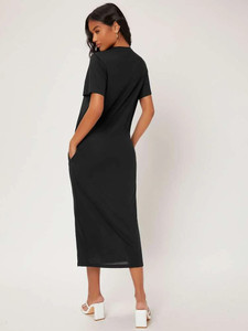Fifth Avenue Women's Full Sleeve Extra Long T-Shirt Dress - FAWCTS12
