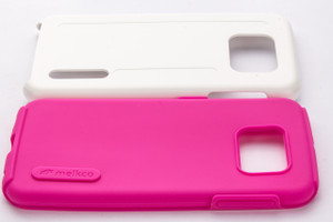 Melkco Kubalt Double Layer Case for Galaxy S6 - White/Pink