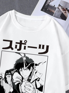 Fifth Avenue Japanese Anime Printed MIFT40 T-Shirt - White