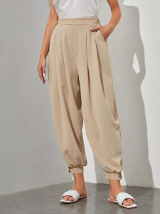 Fifth Avenue Women's Pleated Button Ankle Pants FAWLP35