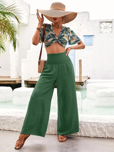 Fifth Avenue Women's Shirred Waist Detail Pants FAWLP46