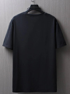 Fifth Avenue Smile Box Printed MIFT181 T-Shirt - Black