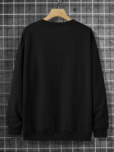 Fifth Avenue Mens Printed Sweatshirt MIFT252 - Black