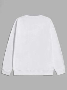Fifth Avenue Mens Printed Sweatshirt MIFT264 - White
