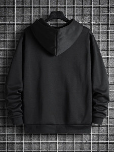 Fifth Avenue Printed Hoodie MIFT267 - Black