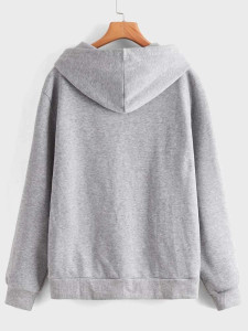 Fifth Avenue Printed Hoodie MIFT269 - Grey