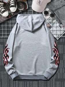 Fifth Avenue Printed Hoodie MIFT286 - Grey