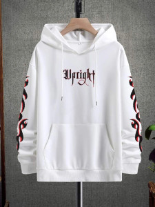 Fifth Avenue Printed Hoodie MIFT286 - White