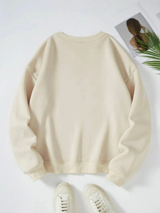 Fifth Avenue DIFT765 Energy Like Printed Sweatshirt - Cream