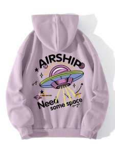 Fifth Avenue DIFT774 Space Ship Hoodie - Purple