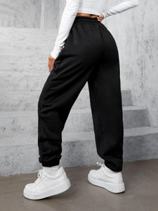 Fifth Avenue Women's Overlap Waist Wide Leg Jogger Pants FAWFJP17