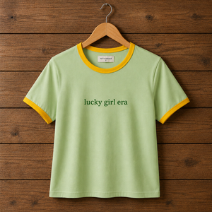 Fifth Avenue Women's FAWTS262 Crop Ringer T-Shirt