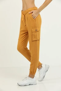 Women's Cargo Pocket Detail Jogger Pants - MWJP121