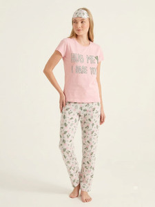 Women's 3 Piece Night Wear Co Ord Set - WNCS209