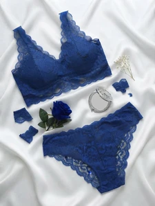 Lexi 2 Piece Lace Detail Bra and Underwear Set - LWTP36