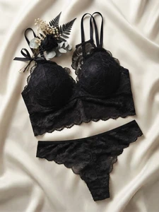 Lexi 2 Piece Lace Detail Bra and Underwear Set - LWTP19