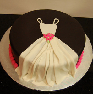 Wedding Gown Cake - 2.5lbs 