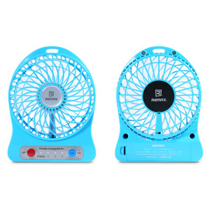 Remax Rechargeable Portable Mini Usb Fan - Blue