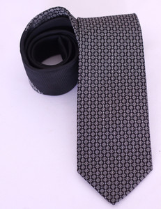 Tayyab Bombal Men's Black/Gray Necktie