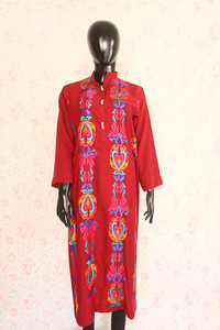 Maroon Stone Boski Shirt By Marjan