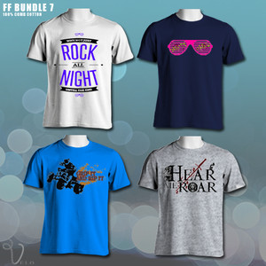 Bundle of 4 Printed T-Shirts FF7 by Velo