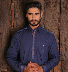 Bezel Designer Wear Shalwar Kameez by Fahad & Mustafa