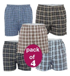 Pack of 4 Boxer Shorts by Tee Tall