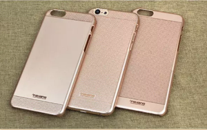 fshang Champagne Case iPhone 6/6S Starry Sky - Gold