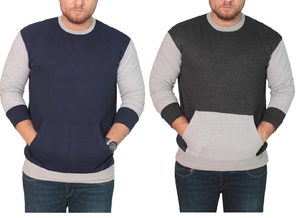 Pack of 2 Fleece Sweatshirts by Tee Tall