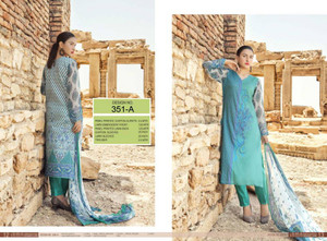 Irma Embroidered Chiffon and Lawn Design 351-A