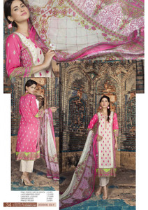 Irma Embroidered Chiffon and Lawn Design 352-A