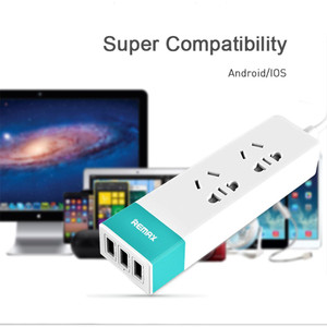 Remax 3 Usb Port Power Strip - Yellow