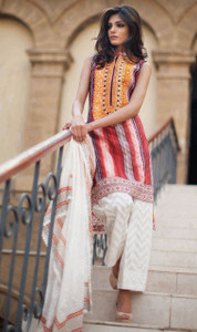 Orient Kurti Embroidered Design 16-004-A