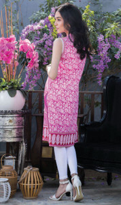 Orient Kurti Embroidered Pasteles Design 16-013-C