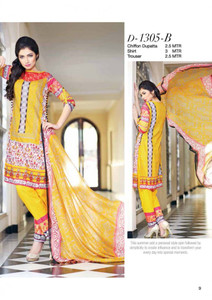Gloria Exclusive Lawn Collection Design 1305-B